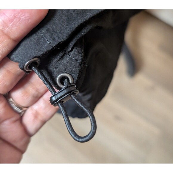 Joie Size XL Cargo Pants Black Relaxed Utility Pockets Elastic Waist Casual Chic - Picture 7 of 12